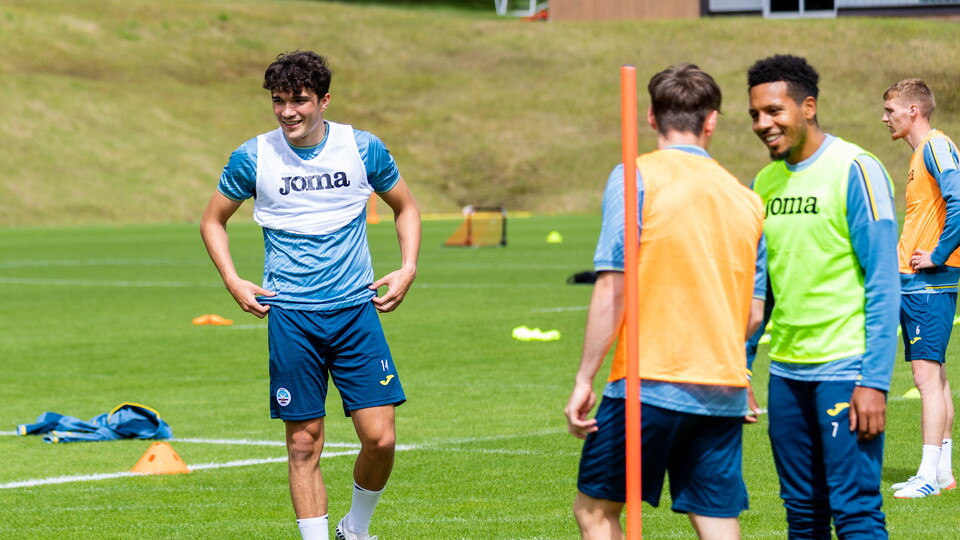 Swansea City training
