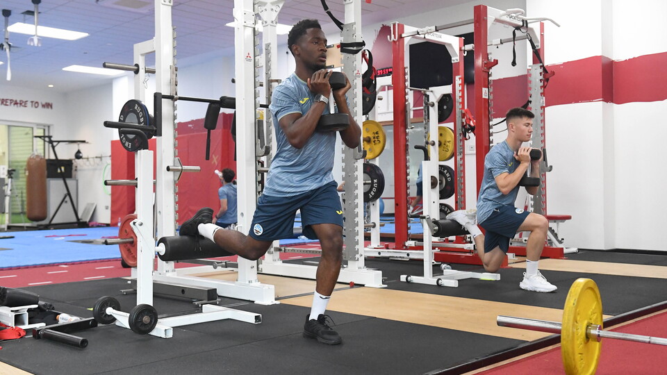 Swansea City training
