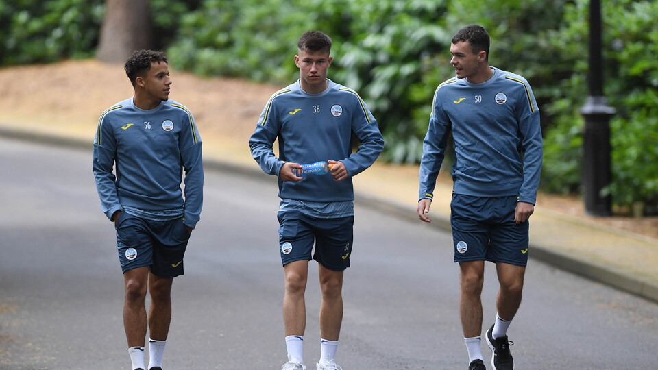 Swansea City training