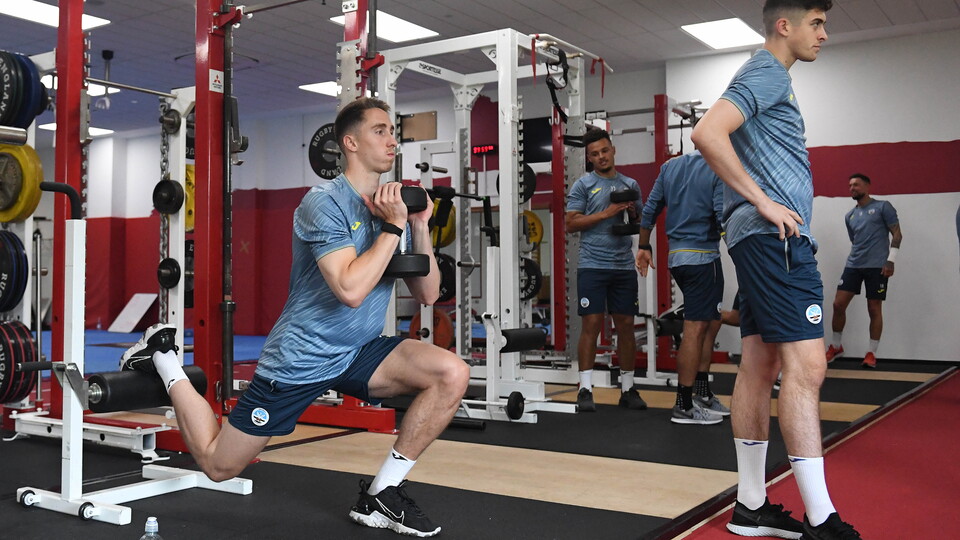 Swansea City training