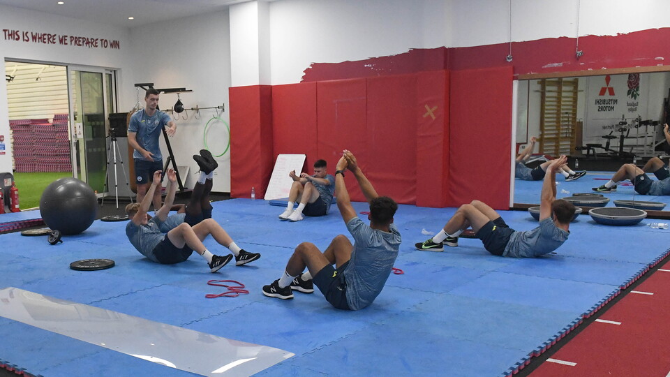 Swansea City training