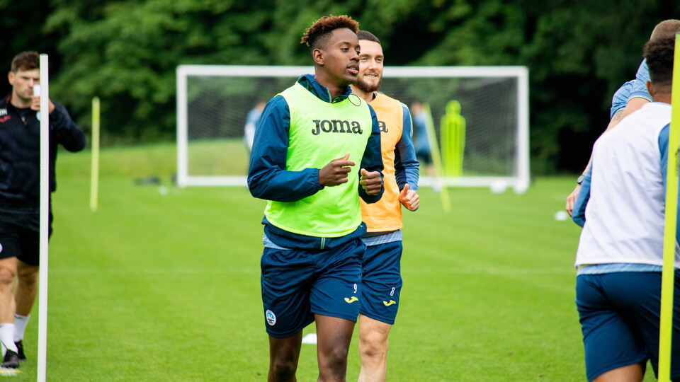Swansea City training