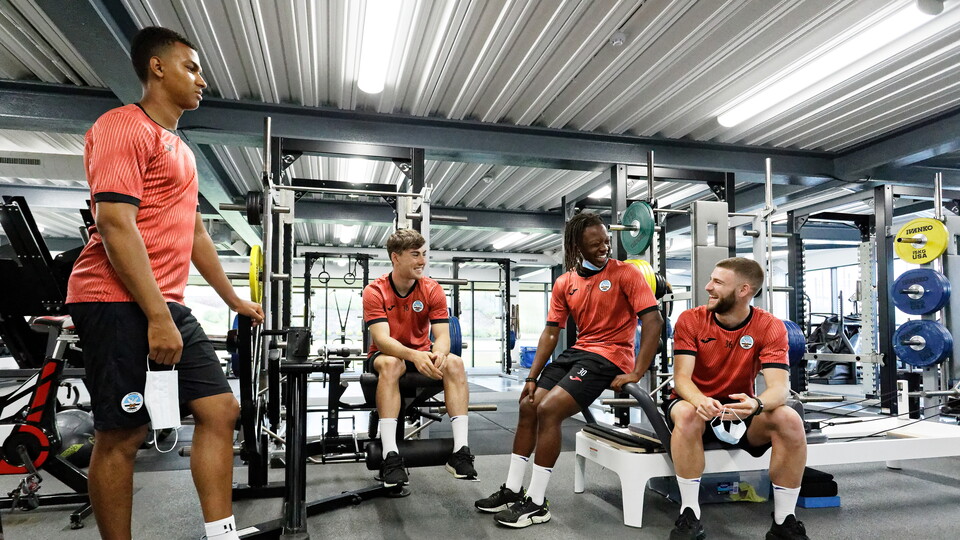 Swansea City pre-season training 2021