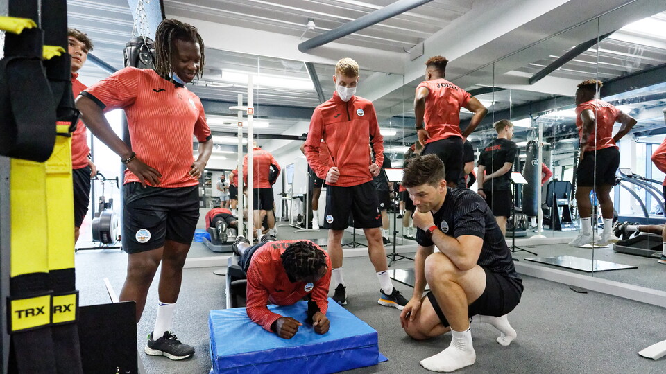 Swansea City pre-season training 2021
