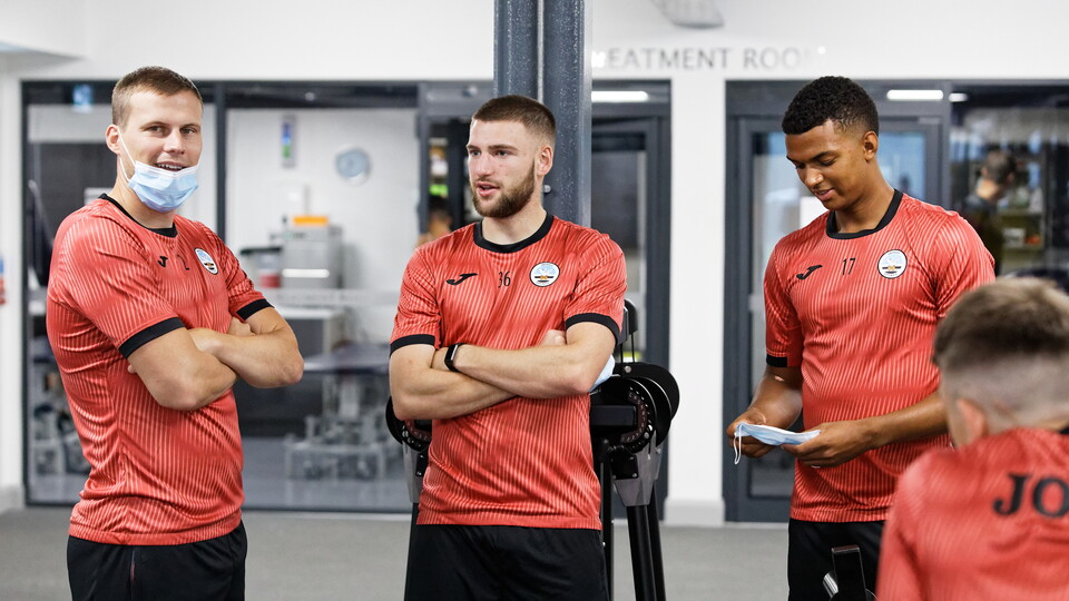 Swansea City pre-season training 2021