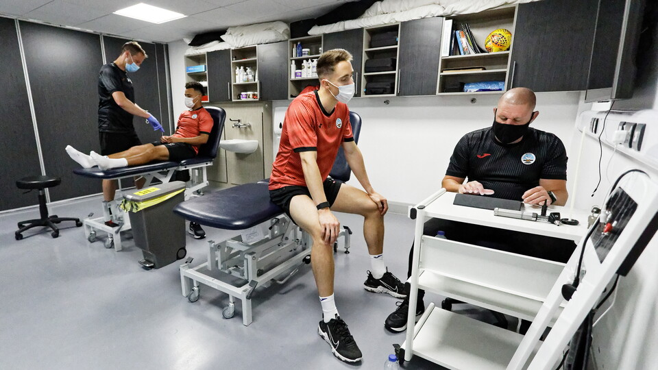 Swansea City pre-season training 2021