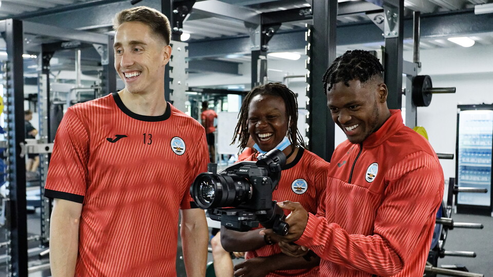 Swansea City pre-season training 2021