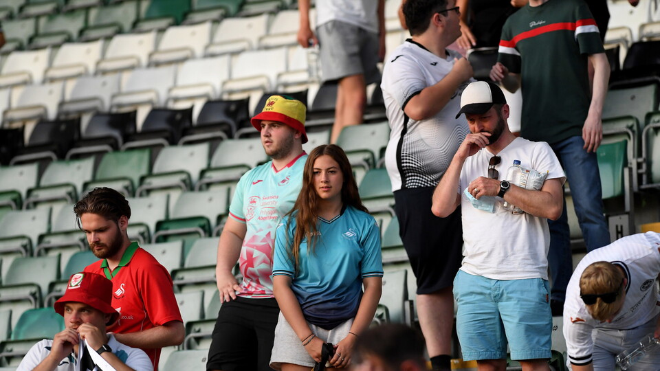 Swansea City supporters