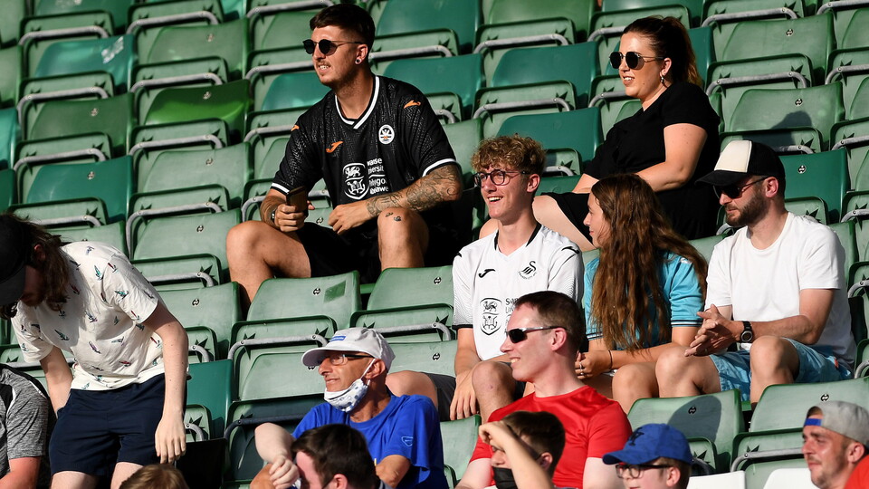 Swansea City supporters