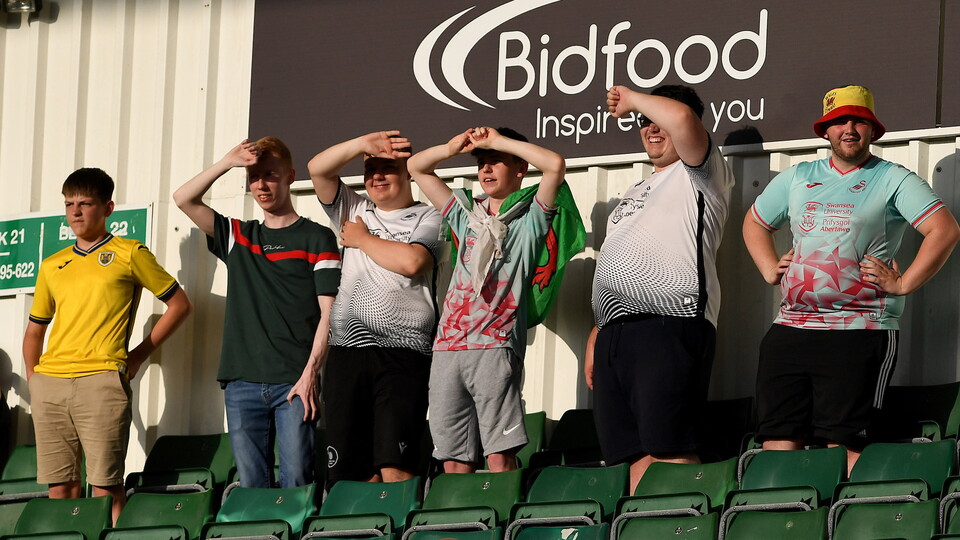 Swansea City supporters