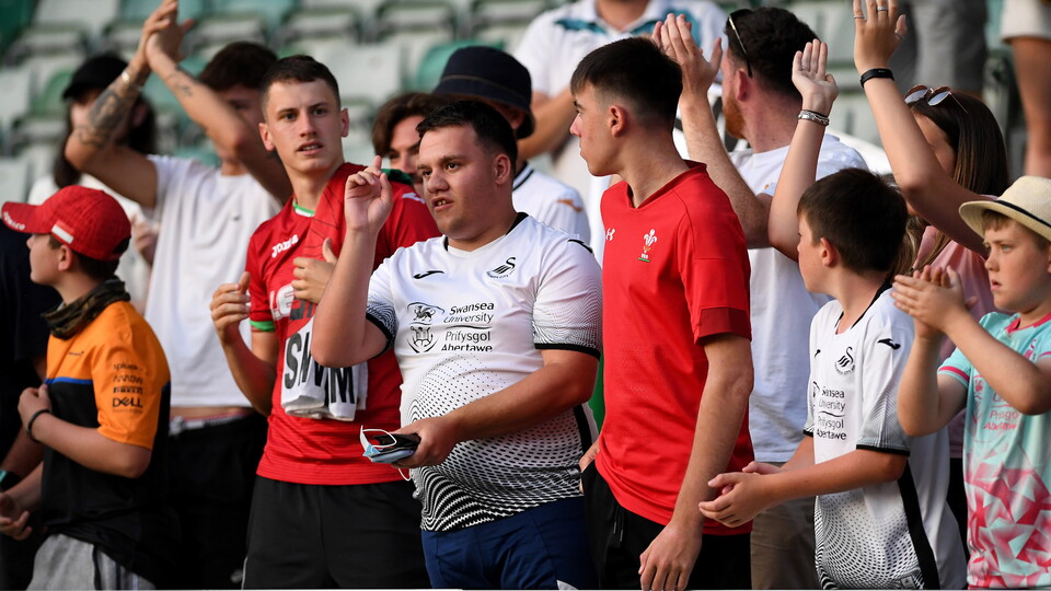 Swansea City supporters