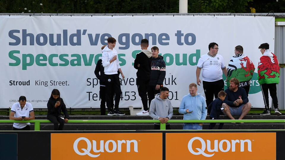 Swansea City supporters