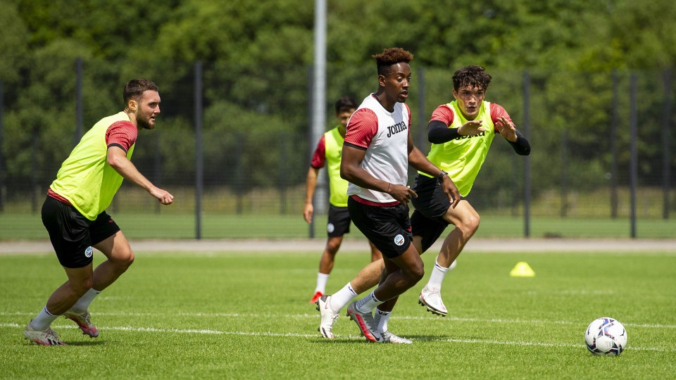 Swansea City training 