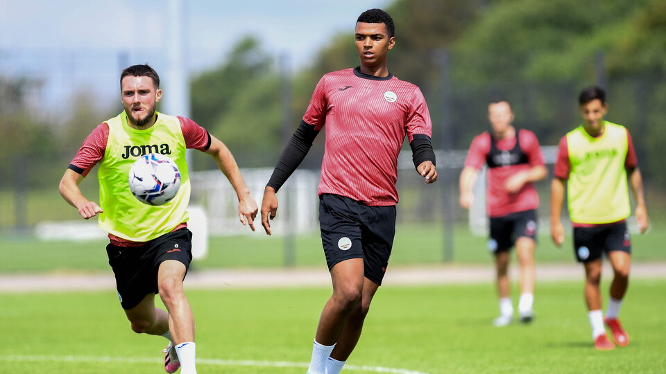 Swansea City training 