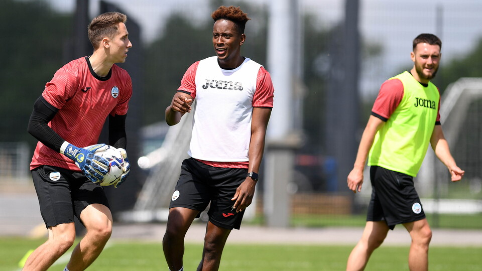 Swansea City training 