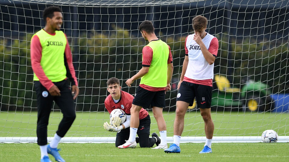 Swansea City training