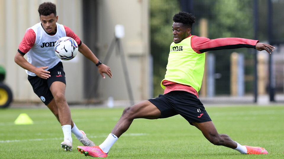 Swansea City training