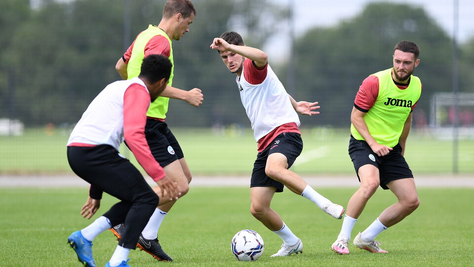 Swansea City training