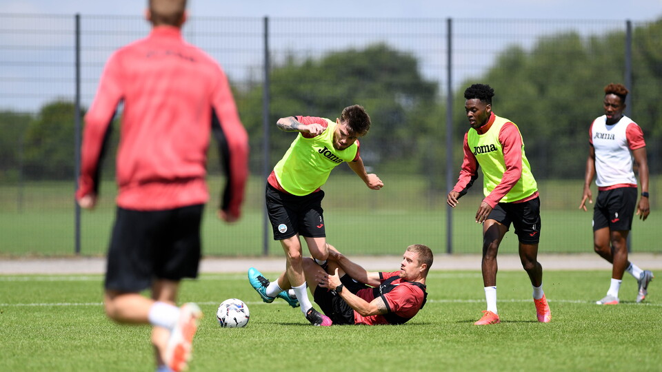 Swansea City training