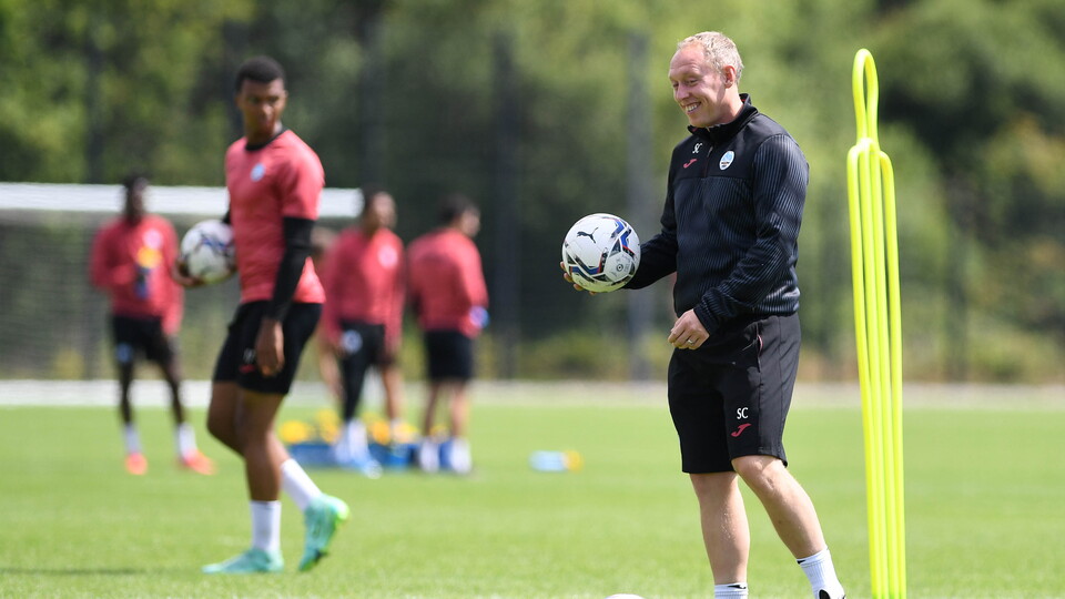 Swansea City training