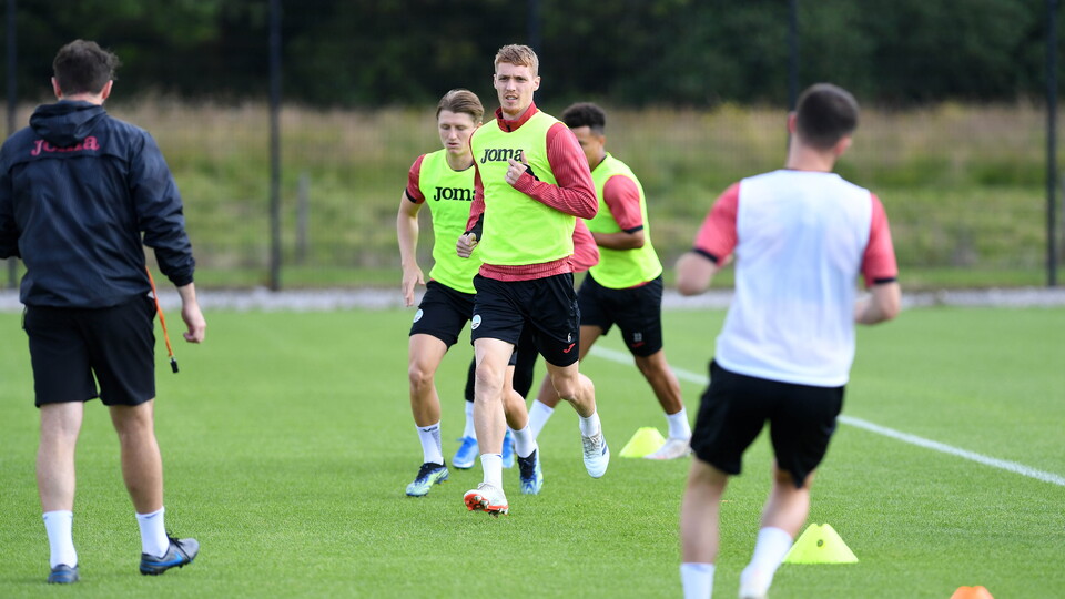 Swansea City training