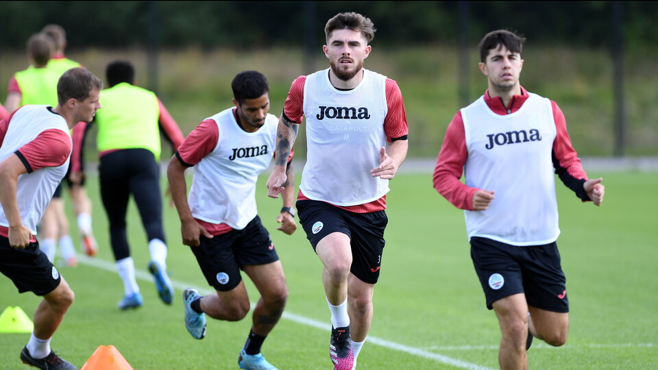 Swansea City training