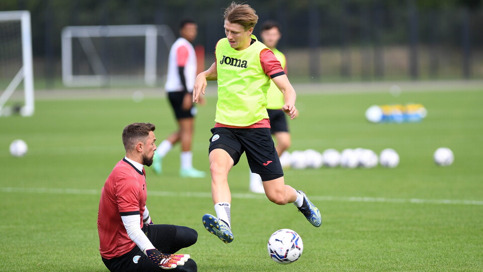 Swansea City training