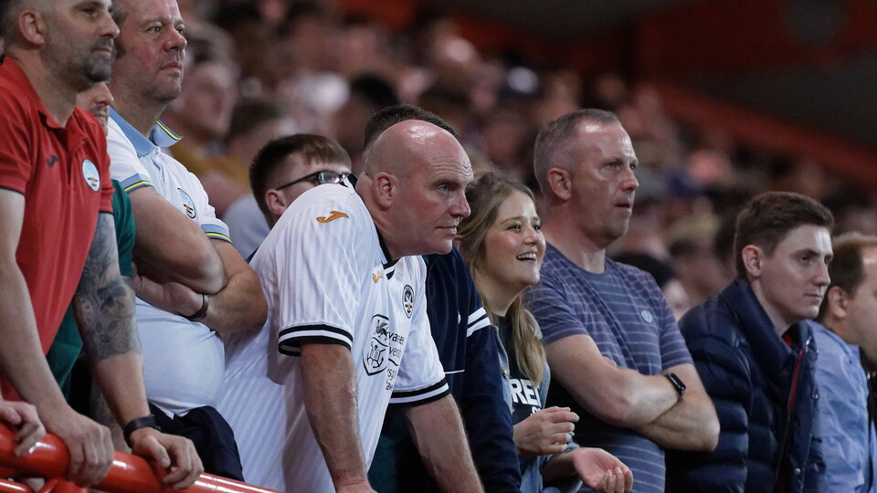 Swansea City supporters