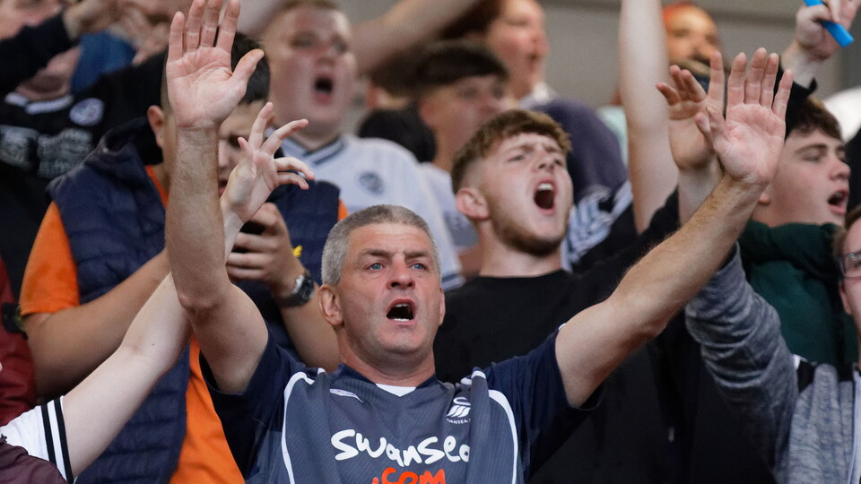 Swansea City supporters