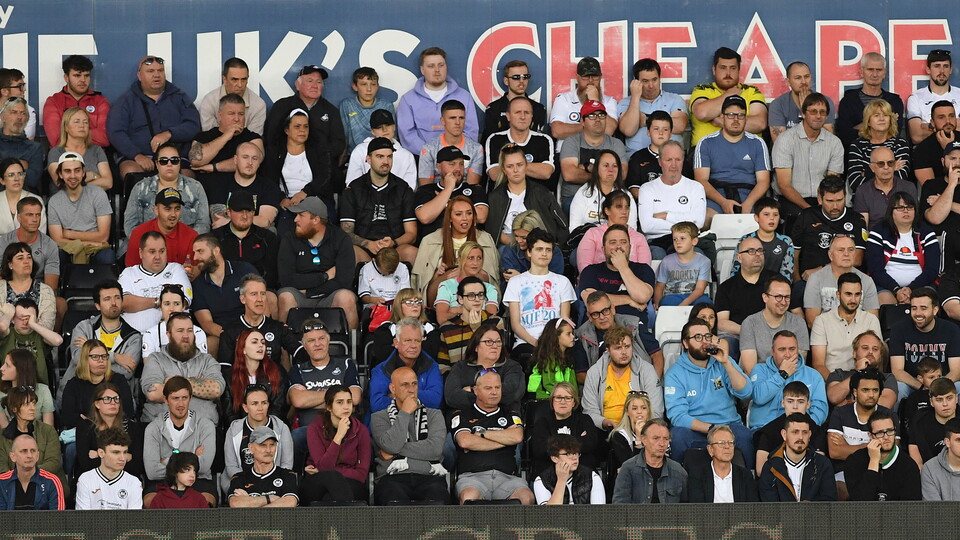 Swansea City supporters