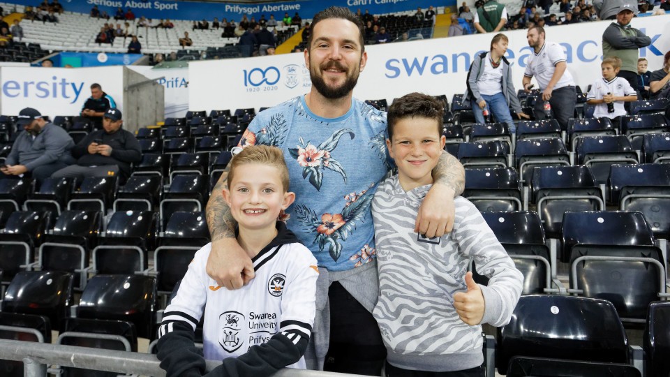Swansea City supporters