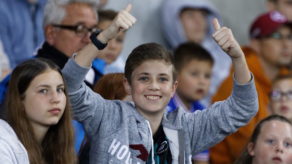Swansea City supporters