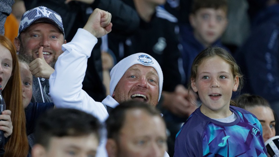 Swansea City supporters