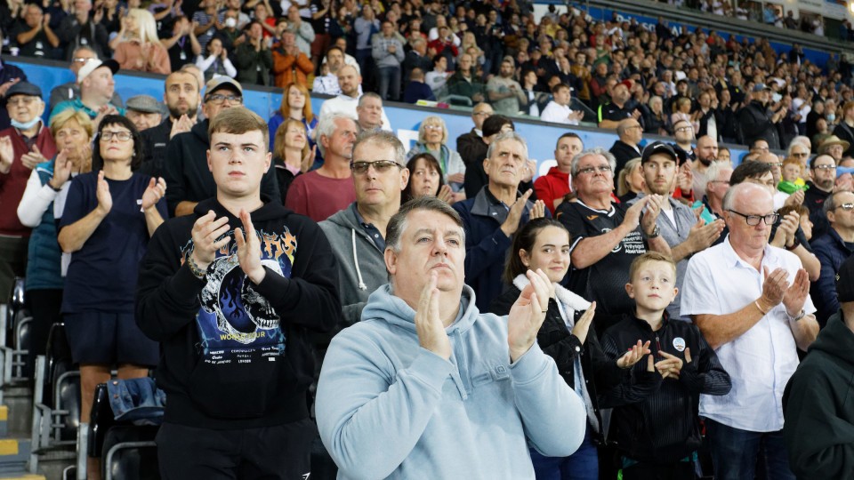 Swansea City supporters
