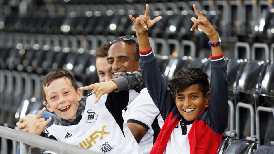 Swansea City supporters