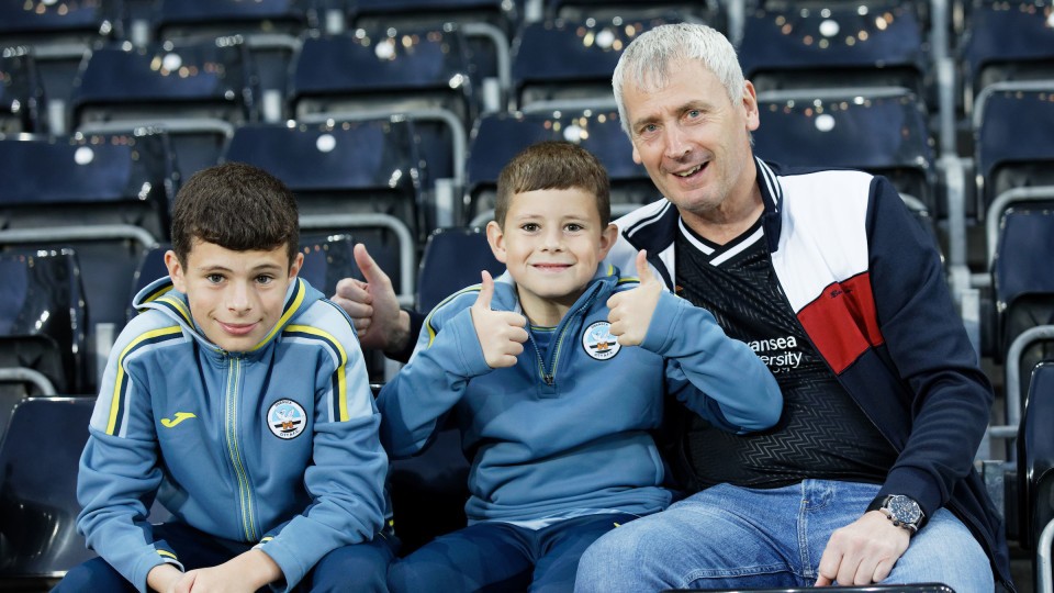 Swansea City supporters