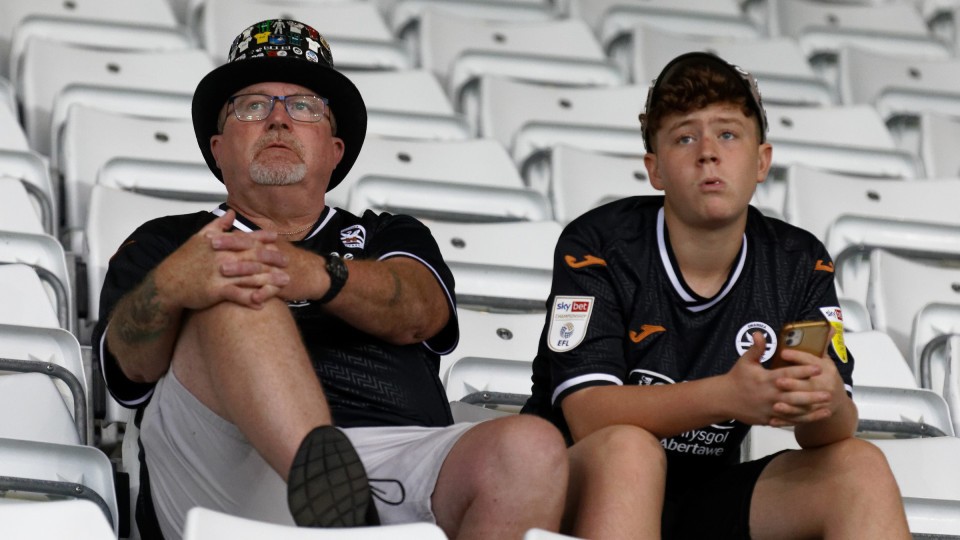 Swansea City supporters