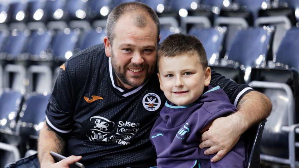 Swansea City supporters