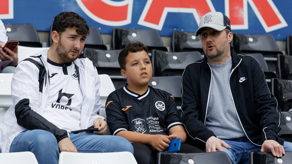 Swansea City supporters