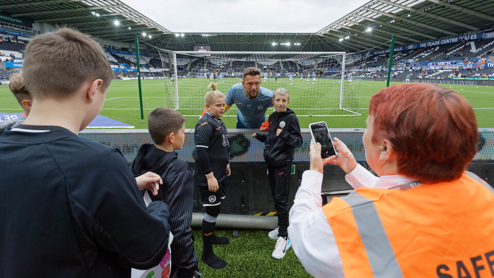 Swansea City supporters