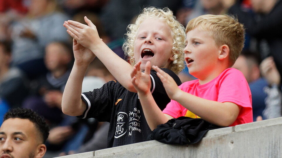 Swansea City supporters