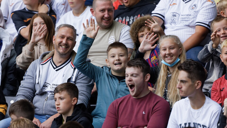 Swansea City supporters