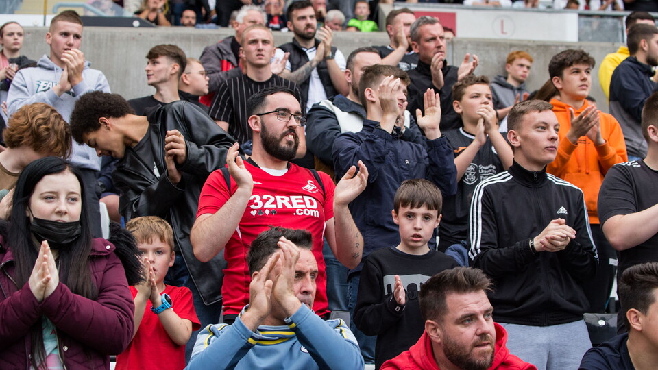 Swansea City supporters