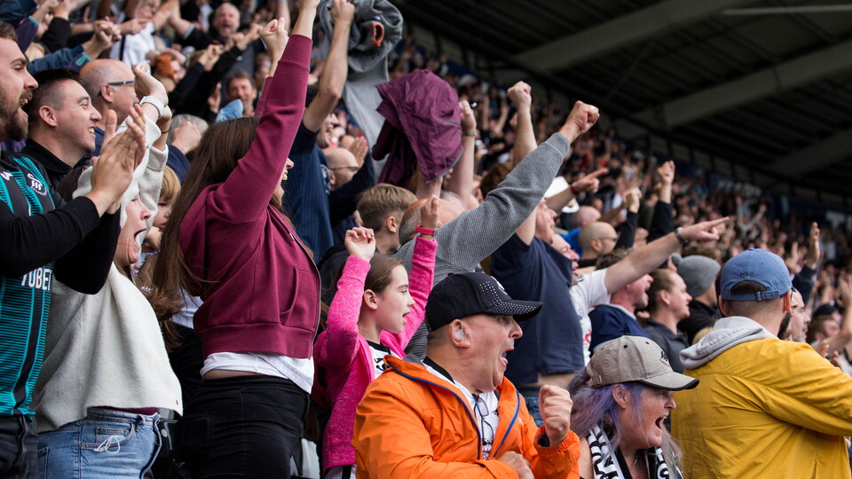 Swansea City supporters