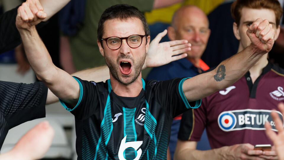 Swansea City supporters