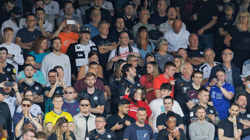 Swansea City supporters