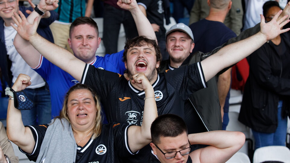 Swansea City supporters