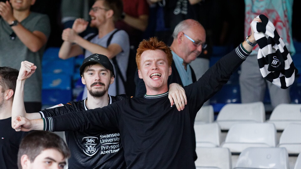 Swansea City supporters