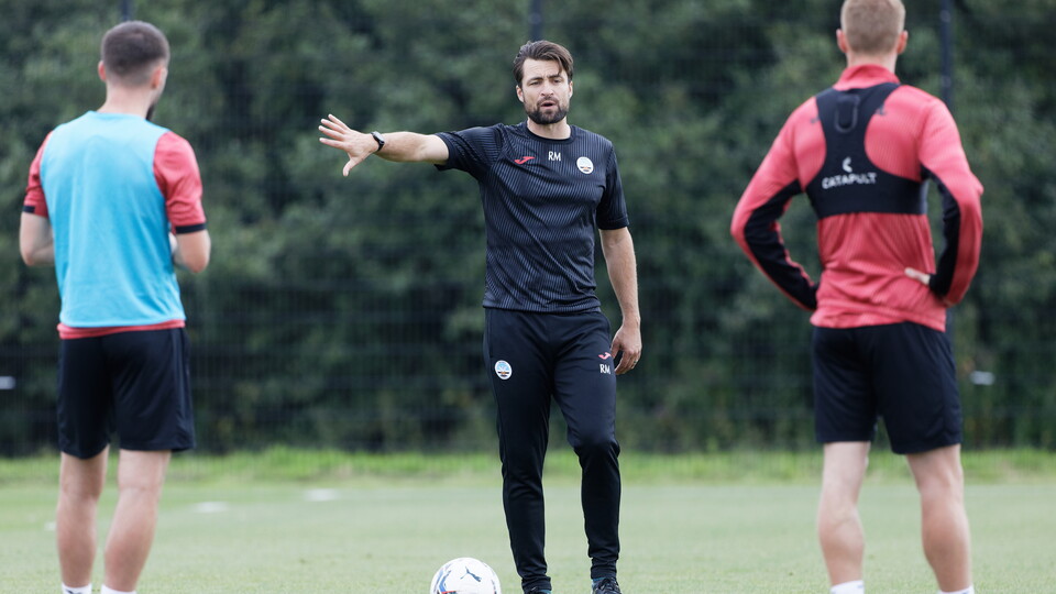 Training ahead of Hull City