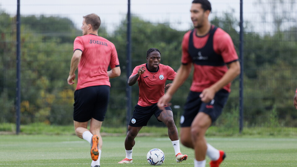 Training ahead of Hull City